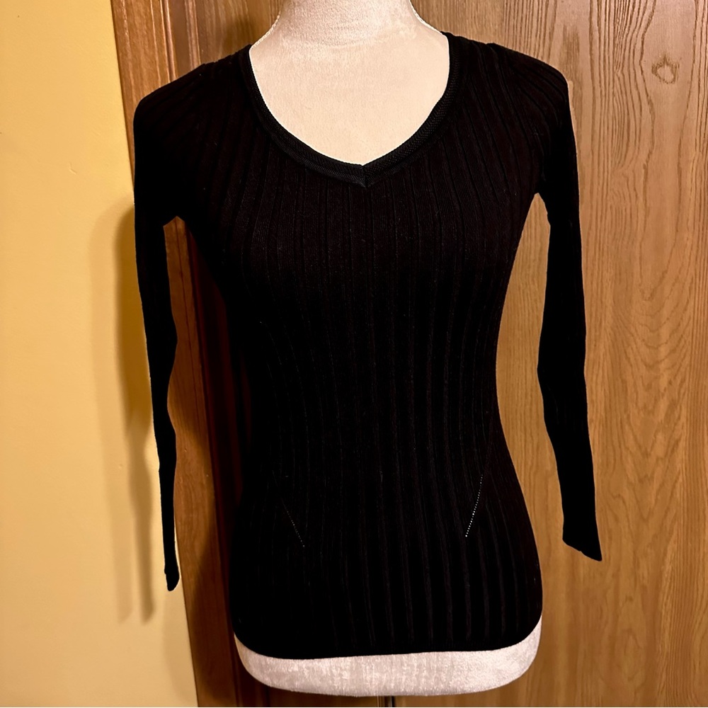 Women’s White House Black Market Ribbed Tunic Sweater, VGUC, XSP